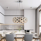 Saint Mossi lustre acrylique moderne éclairage encastré montage LED plafonnier luminaire suspension pour salle à manger salle de bain chambre salon largeur 48 cm x hauteur 20 cm
