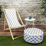 AltoBuy MILIM - Lot de 2 Chiliennes Tissu Motif Géométrique