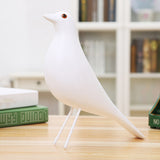 MagiDeal Statue Oiseaux En Résine Ornement De Décoration Figurine Décor Bricolage Jardin Maison - Blanc
