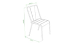 Oviala Chaise de Jardin en métal, Dieppe