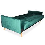 Menzzo Jobar Canapés, Velours, Vert, 197