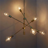 Hobaca® Nordic E27 Postmodern Simple Molécule d'Or, suspension moderne LED