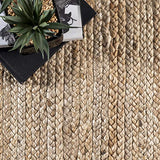 nuLOOM tissé à la Main Rigo Jute Tapis Zone Tapis, Naturel, 9' x 12'