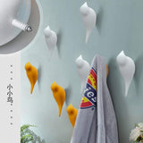 Crafteam Lot de 5 Crochets en résine pour Manteau d'oiseau Rustique pour décoration Murale