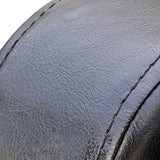 vidaXL Fauteuil Rembourré Canapé de Salon Sofa en Cuir Synthétique Noir