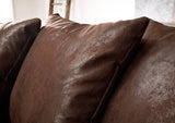 MASSIVMOEBEL24.DE Canapé d'angle (Marron) - Inspiration Vintage - Maia