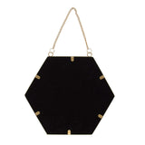 Sass & Belle Miroir Mural Hexagonal Doré