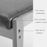 Banc Banc en bois solide brun tabouret de chaussures de tabouret de banc de repas longue créative