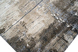 Designer Tapis Zone Tapis Contemporain Optique Mur de Pierre Tapis de Style Baroque dans Brown Beige Gris Heather Cream Größe 160x230 cm