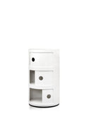 Kartell 4967/03 COMPONIBILE Table de chevet, blanc