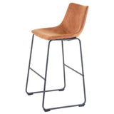 Mendler 2X Tabouret de Bar HWC-D70, Chaise Bar/comptoir, Tissu ~ Style Vintage, Imitation de Daim