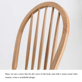 Chaise en Bois Home Chaise De Loisirs avec Dossier SièGe Ergonomique Chaises De Salle à Manger Et De Cuisine en Bois