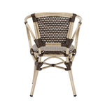 Rotin Design Noel: -36% Fauteuil bistrot Nina en polyrotin