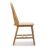 VS Venta-stock Pack 2 chaises Clarck Couleur chêne, Bois Massif, 48 cm (Longueur) 48 cm (Profondeur) 92 cm (Hauteur)