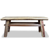 vidaXL Banc Bois de Récupération Massif Entrée Cuisine Tabouret Banquette