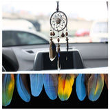 Dsaren Traditionnel Dream Catcher Vintage À la Main Voiture Attrape-rêves Plumes Ornement Suspendue Chambre et Maison