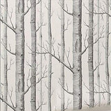 Rouleau de papier peint en bois de bouleau Cutogain pour chambre à coucher, salon