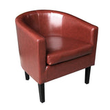 Keinode Fauteuil Confère Simili Cuir Incomparable Design Salon Salle à Manger Chambre à Coucher Salon Bureau W58 cm X D50 cm X H :