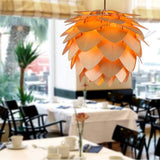 YingZW Décoration Simple Lampe Rétro Bois Naturel Clair Bois tissé à la Main au Plafond en Bois Chambre Salon Plafond Café Bar Couloir,50cm