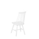 Beliani Lot de 2 chaises Blanches en Bois Burbank