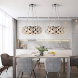 Saint Mossi lustre acrylique moderne éclairage encastré montage LED plafonnier luminaire suspension pour salle à manger salle de bain chambre salon largeur 48 cm x hauteur 20 cm