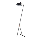 Lampadaire Delicata Lampe De Sol Sur Pied Noir Dorée VN-L00042-EU