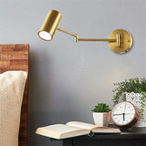 Winlams Applique murale à LED Applique murale intérieure moderne Lampe de chevet Lampe pliante Lampe d'étude simple Lumière chaude (Black) WD180