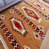 Damaskunst S 1-6-82 Kelim Orient Tapis Mural Marron Sable/Rouge/Marron/Blanc 200 x 300 cm