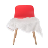 WOLTU TP3524ws Tapis en Peau de Mouton synthétique Fourrure Longue Coussin de Fourrure Imitation 60x90cm, Blanc