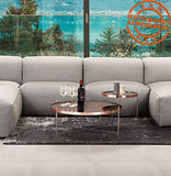 Alterego Table Basse de Salon 'Kolos BIG' Couleur cuivre