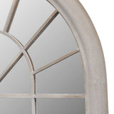 Vislone Miroir de Jardin Design Antique pour Intérieur et Extérieur 116 x 60 cm