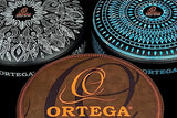 ORTEGA OBS30V2 Tabouret de bar en cuir Marron 76 cm