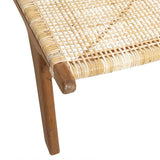 Fauteuil Timor - Teck & rotin - Atmosphera créateur d'intérieur