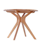 Table D'appoint En Bois Massif, Bloc De Construction Tribal En Bois Massif, Table À Manger Ronde, Petit Appartement Simple, Table Ronde Moderne, Table De Négociation Pour Les Loisirs (taille: 75 * 90c