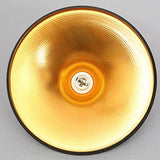 E27 Métal Retro Suspensions Luminaires Lamps Antique Plafonnier Luminaire Lumiere Industriel Antique Suspension Lumiere Lampe LED Aluminium Vintage éclairage de Plafond Industriel Antique Plafonnier Lumiere LED(Noire)