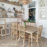 Made In Meubles Table à Manger en Bois de manguier Louis - Table & Table Basse - Table à Manger 90 x 180 x 76 cm
