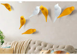 Crafteam Lot de 5 Crochets en résine pour Manteau d'oiseau Rustique pour décoration Murale