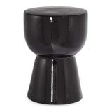 SKLUM Tabouret en Céramique Kaly Noir - (Plus de Couleurs)