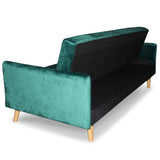Menzzo Jobar Canapés, Velours, Vert, 197