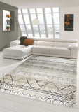 Mérinos Tapis Designer Salon Tapis modèle marocain Beige Größe 200 x 290 cm