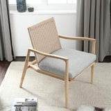 YQQ-Sofa Paresseux Chaise Longue De Balcon Chaise en Osier Chaise Longue D'extérieur Fauteuil Maison Rotin Chair Chaise De Jardin Chaise De Terrasse 60x77x90cm