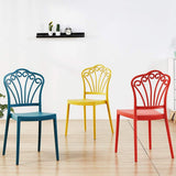 LXQGR Chaise empilable à dossier haut avec accoudoirs, siège en PP et PU de haute qualité, chaise empilable en plein air Bistrot en plein air Restaurant Cafe (Color : Yellow)