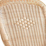 AUBRY GASPARD Fauteuil rotin Dossier Haut Naturel
