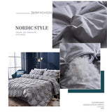 Duvet En Coton Tridimensionnel Avec Cœur En Duvet De Fleurs, Âme En Duvet D'oie Blanche De Printemps Et D'automne, Édredon D'hiver Épais, Édredon En Édredon De Coton,gray,220*240cm/4.5KG