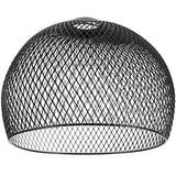 Zerodeko Abat-Jour De Suspension Noir Accessoires D'abat-Jour De Suspension Industrielle En Maille Rétro En Métal/Abat-Jour De Lumière De Couloir Adapté À La Prise E26 / E27light (3)