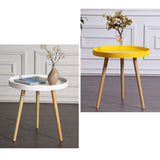 Xudongliu Petite Table Basse Petite Table Ronde Mini Mobile Coin Quelques canapés Côté Chambre À côté du lit Salon Moderne Creative Simple Table Basse