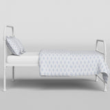 The Original Bed Co. Lit Timolin Cadre de Lit en Métal et Fer Blanc Satiné 160 x 190 cm
