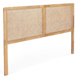 IDMarket - Tête de lit EDHEN cannage et Bois 160 CM