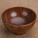 SODIAL Bols en Bois Bol en Bois Bol Alimentaire sain Recipient Vintage Vaisselle Vaisselle Accessoires de Cuisine
