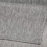 Tapis Intérieur Et Extérieur Balcon Terrasse Tapis Cuisine Monochrome Moucheté, Dimension:200 cm carré, Couleur:Gris